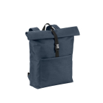 Multifunctionele rugzak met oprolsluiting voor een 17,3 inch laptop kleur blauw