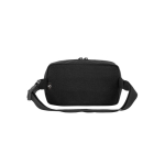 Heuptas van gerecycled polyester met voering en 2 compartimenten kleur zwart tweede weergave
