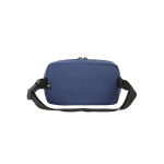 Heuptas van gerecycled polyester met voering en 2 compartimenten kleur blauw tweede weergave