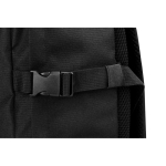 Militaire rugzak van gerecycled polyester met banden en insigne kleur zwart zevende weergave