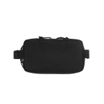 Heuptas van gerecycled polyester met voering en verstelbare banden kleur zwart tweede weergave