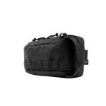 Heuptas van gerecycled polyester met voering en verstelbare banden kleur zwart derde weergave