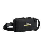 Heuptas van gerecycled polyester met voering en verstelbare banden kleur zwart afbeelding met logo