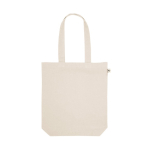 Boodschappentas van gerecycled katoen en polyester 280 g/m² kleur naturel eerste weergave
