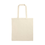 Natuurlijke tas van katoen en polyester met hengsels 140 g/m² kleur naturel