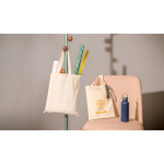 Natuurlijke tas van katoen en polyester met hengsels 140 g/m² eerste weergave