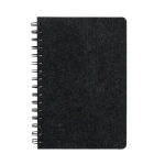 Notitieboek van gerecycled vilt met semi-harde kaft, A5 kleur donkergrijs eerste weergave