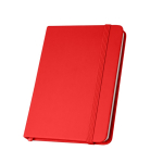 Notitieboek met harde kaft, deels gerecycled, A5 gelinieerde pagina’s kleur rood