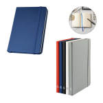Notitieboek met harde kaft, deels gerecycled, A5 gelinieerde pagina’s diverse kleuren