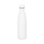 Thermofles van roestvrij staal met lekvrije dop 520 ml kleur wit
