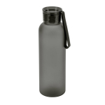 RPET-fles met matte afwerking en lekvrije dop 600 ml kleur zwart