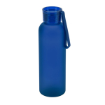 RPET-fles met matte afwerking en lekvrije dop 600 ml kleur blauw eerste weergave