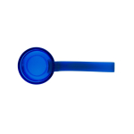 RPET-fles met matte afwerking en lekvrije dop 600 ml kleur blauw tweede weergave