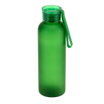 RPET-fles met matte afwerking en lekvrije dop 600 ml kleur groen