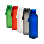 RPET-fles met matte afwerking en lekvrije dop 600 ml