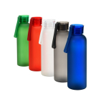 RPET-fles met matte afwerking en lekvrije dop 600 ml diverse kleuren