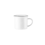 Keramische mok, ideaal voor sublimatie, met een capaciteit van 280 ml kleur wit eerste weergave