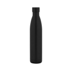 Geïsoleerde roestvrijstalen fles met vacuümdubbelwand 1L kleur zwart