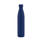 Geïsoleerde roestvrijstalen fles met vacuümdubbelwand 1L kleur marineblauw