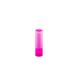 Vegan lippenbalsem met vanillegeur in een transparante verpakking kleur roze