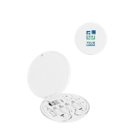 Ultrasnelle oplaadkabel met set adapters van gerecycled ABS met afdrukgebied