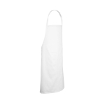 Keuken geschikt keperstof schort van katoen 180 g/m² kleur wit