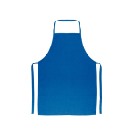Keuken geschikt keperstof schort van katoen 180 g/m² kleur koningsblauw eerste weergave