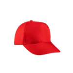 Pet van gerecycled polyester met 5 panelen 210 g/m² kleur rood eerste weergave