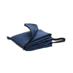 Opvouwbare picknickdeken van polyester die verandert in een tas kleur blauw vijfde weergave