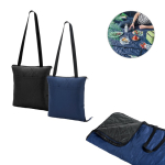 Opvouwbare picknickdeken van polyester die verandert in een tas diverse kleuren