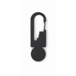 Winkelwagensleutelhanger met multifunctionele gereedschappen kleur zwart vijfde weergave