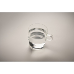 Volledig borosilicaat glazen mok met stapelbaar ontwerp 300ml kleur doorzichtig foto bekijken vierde weergave