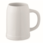 Speciaal bierglas voor sublimatie met een capaciteit van 500ml kleur wit