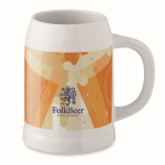 Speciaal bierglas voor sublimatie met een capaciteit van 500ml kleur wit hoofdweergave