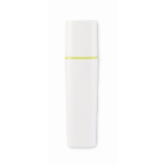 Witte highlighter met verschillende inktkleuren kleur neon geel tweede weergave