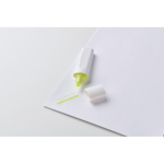 Witte highlighter met verschillende inktkleuren kleur neon geel foto bekijken derde weergave