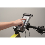 Waterdichte fietshoes voor mobiele telefoons tot 6,7 inch kleur zwart foto bekijken derde weergave