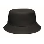 Polyester vissershoed in verschillende kleuren 150 g/m² kleur zwart