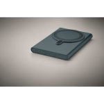Magnetische draadloze snellader met powerbank 15W kleur blauw foto bekijken vierde weergave