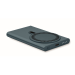Magnetische draadloze snellader met powerbank 15W kleur blauw tiende weergave