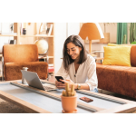 Magnetische draadloze snellader met powerbank 15W tweede sfeervolle weergave