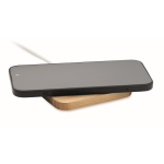 Bamboe doos met riem en draadloze oplaadfunctie 15W kleur hout derde weergave