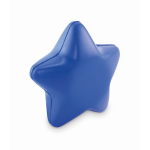 Klassieke antistressbal in de vorm van een ster in diverse kleuren kleur blauw