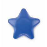 Klassieke antistressbal in de vorm van een ster in diverse kleuren kleur blauw tweede weergave