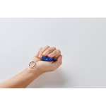 Sleutelhanger met antistressbal in verschillende kleuren kleur blauw foto bekijken derde weergave