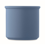 Monochrome mok bedrukken in matte kleur met bovenrand 300ml kleur blauw vierde weergave