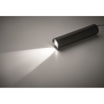 Oplaadbare zaklamp met 3 lichtstanden en zoomfunctie kleur zwart foto bekijken zevende weergave