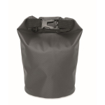 Waterbestendige polyester tas met 1,5 liter inhoud Bayside kleur donkergrijs
