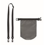 Waterbestendige polyester tas met 1,5 liter inhoud Bayside kleur donkergrijs vijfde weergave
