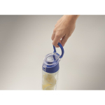 Waterfles met uitneembare infuser in het midden en draaggreep kleur koningsblauw foto bekijken vijfde weergave